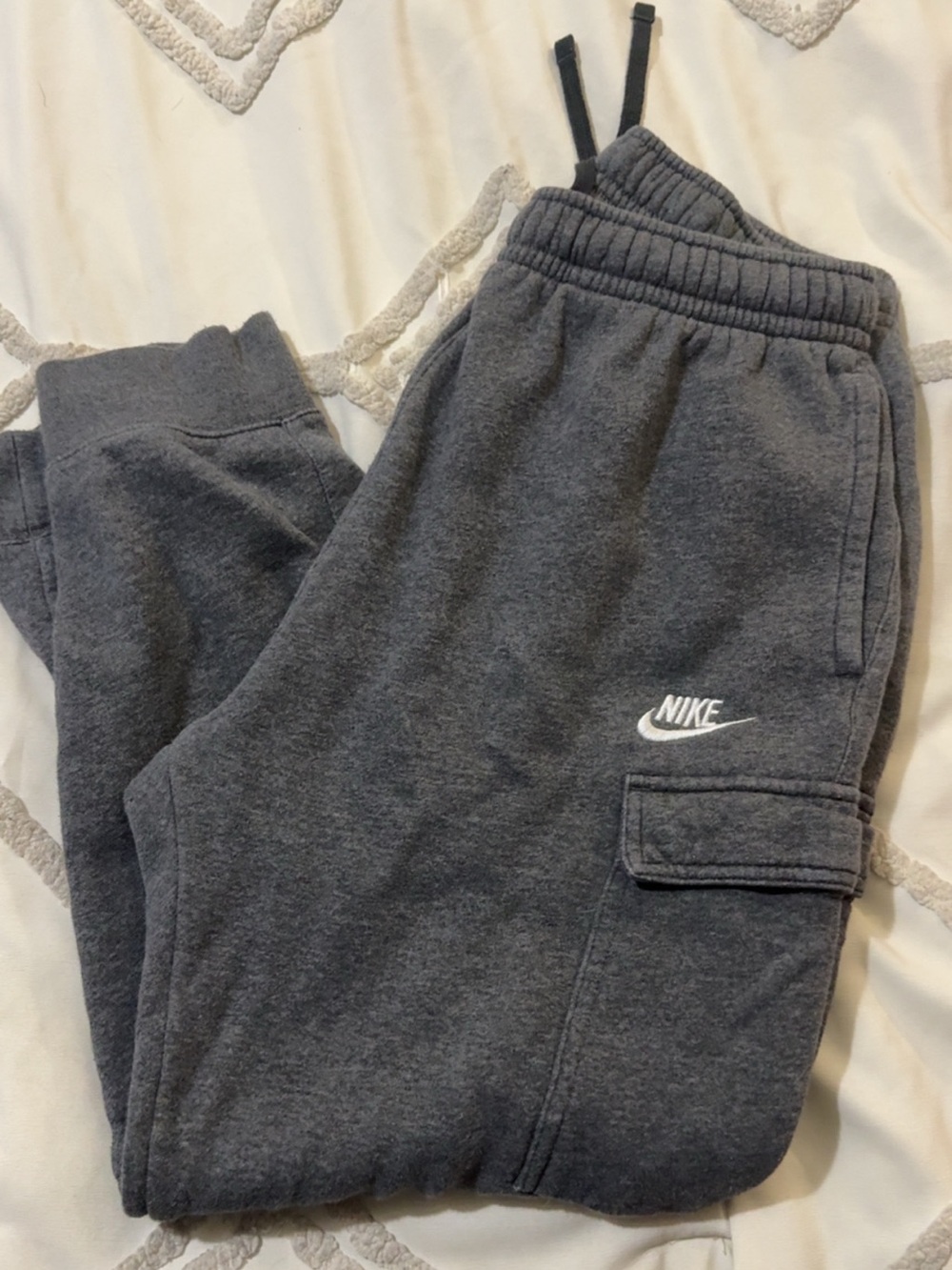 Nike Charcoal Gray Cargo Jogger Pants
